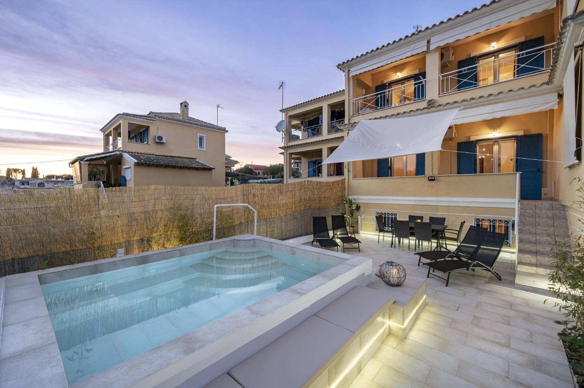 Villa Nina With Private Plunge Pool, 5Km To Corfu Town Exteriér fotografie